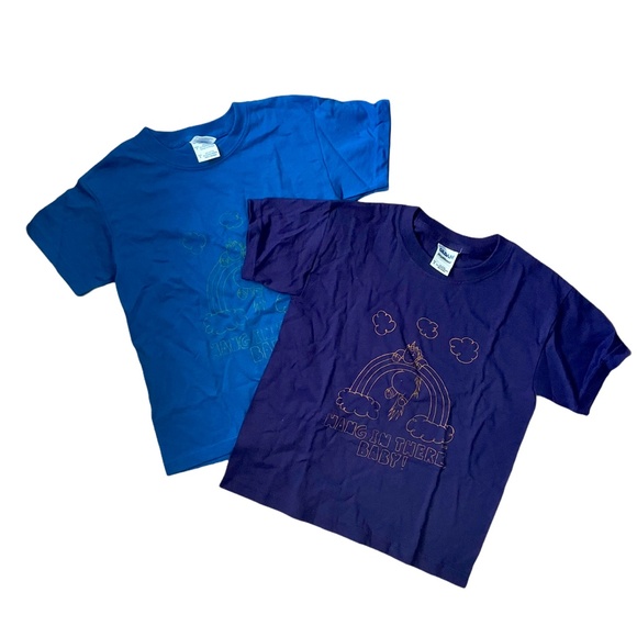 Unicorn “Hang In There Baby” Purple Tee - Youth S - Picture 5 of 5